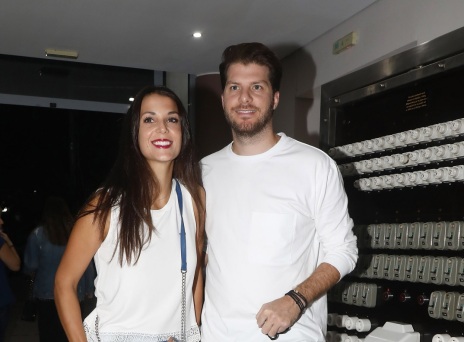 Ο Λούκας Γιώρκας και η σύντροφός του