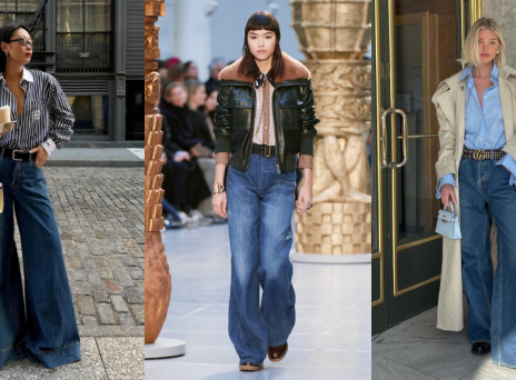 Φέτος τα wide-leg Jeans έχουν εκτοπίσει κάθε στιλ τζιν και αυτοί είναι οι τρόποι για να τα συνδυάσετε 