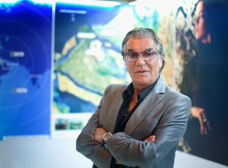 Ο σχεδιαστής μόδας Roberto Cavalli 