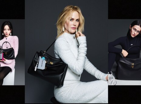 Νικόλ Κίντμαν, Yang Chaoyue και Amelia Gray πρωταγωνιστούν στην καμπάνια της Balenciaga Rodeo Bag. 