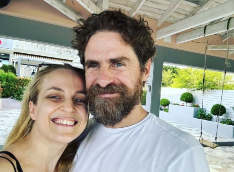 Ο Δημήτρης Λάλος και η Έλενα Μαυρίδου