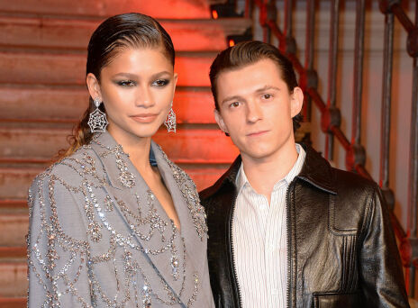 LOS ANGELES, CALIFORNIA - DECEMBER 13: (L-R) Tom Holland and Zendaya attend Sony Pictures' "Spider-Man: No Way Home" Los Angeles Premiere on December 13, 2021 in Los Angeles, California. (Photo by Emma McIntyre/Getty Images)
