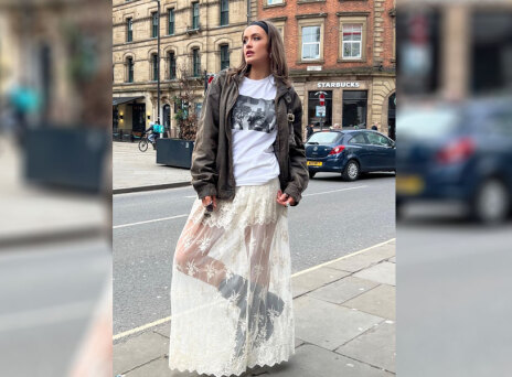 Δαντέλα με φούτερ, blazer και urban διάθεση – το στυλ που ορίζει το τώρα