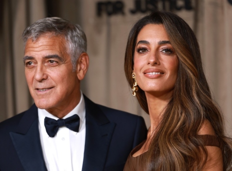 Ο Τζορτζ Κλούνεϊ με την σύζυγό του Αμάλ