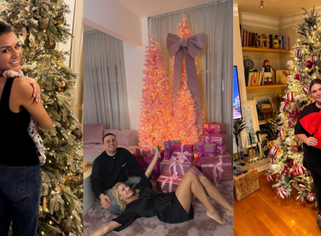 Πώς στόλισαν φέτος τα Χριστούγεννα οι Έλληνες celebrities τα σπίτια τους