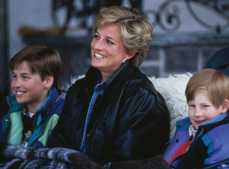 Η πριγκίπισσα Νταϊάνα με τους γιους της, πρίγκιπα Γουίλιαμ και πρίγκιπα Χάρι