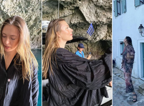 Η Μαρία Σαράποβα είναι στην Ελλάδα για διακοπές