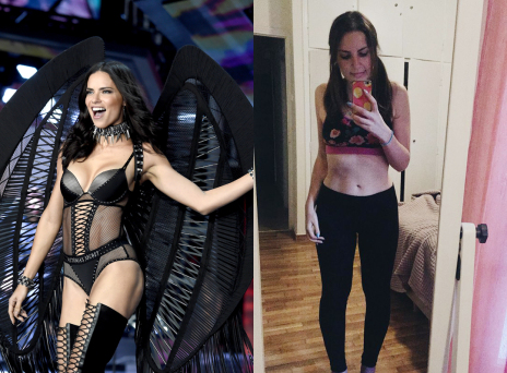 SHANGHAI, CHINA - NOVEMBER 20: Adriana Lima walks the runway during the 2017 Victoria's Secret Fashion Show In Shanghai at Mercedes-Benz Arena on November 20, 2017 in Shanghai, China