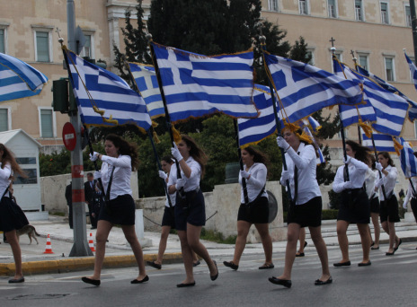 μαθητική παρέλαση / athens voice / © EUROKINISSI / ΓΙΑΝΝΗΣ ΠΑΝΑΓΟΠΟΥΛΟΣ