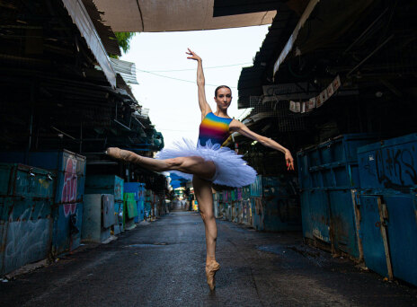 Στη βροχή σαν μπαλαρίνα 