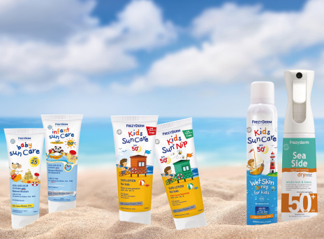 Ηλιοπροστασία και φροντίδα του ευαίσθητου βρεφικού και παιδικού δέρματος