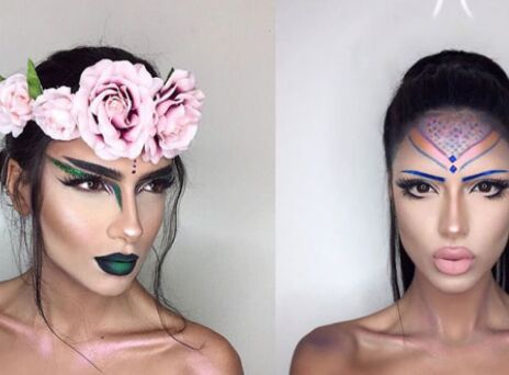 Γυναίκα μακιγιαρισμένη σύμφωνα με το ζώδιο