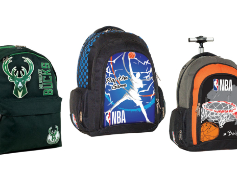 ΝΒΑ: Tο nο1 indoor άθλημα σε τσάντες, backpacks και αξεσουάρ  Η Giovas Group, παρουσιάζει τη σειρά τσαντών και λοιπών ειδών ΝΒΑ. Αναζητήστε την! Πλούσια συλλογή σε σειρές τύπου Generic αλλά και ομάδων όπως Los Angeles Lakers, LA Clippers, Houston Rockets 