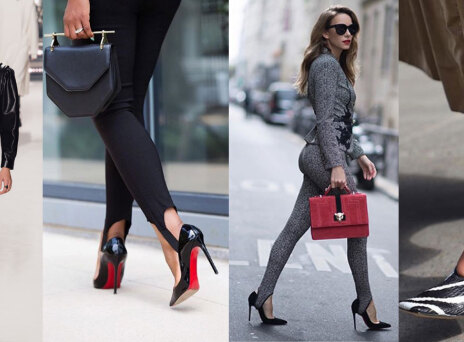 Κολάζ από ολόσωμες φωτογραφίες γυναικών και γυναικείων ποδιών που δείχνουν κολάν με λάστιχο