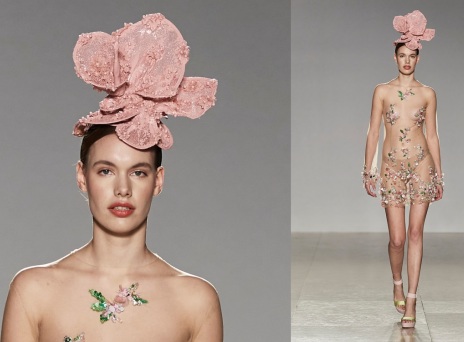 Καπέλο για τη συλλογή της Σήλιας Κριθαριώτη SS2020 στο Βρετανικό Μουσείο