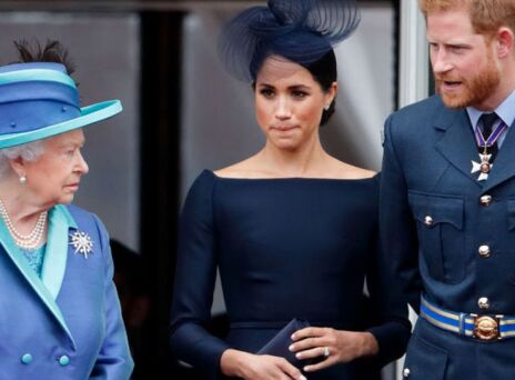 Βασίλισσα Ελισάβετ - Πρίγκιπας Χάρι - Μέγκαν Μάρκλ 