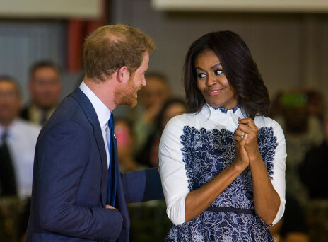 Πρίγκιπας Χάρι και Μισέλ Ομπάμα