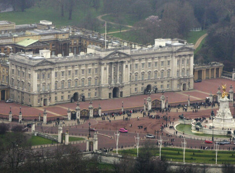 Το παλάτι του Μπάκιγχαμ από ψηλά