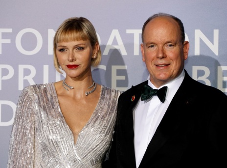 Ο πρίγκιπας Αλβέρτος και η πριγκίπισσα Σαρλίν του Μονακό