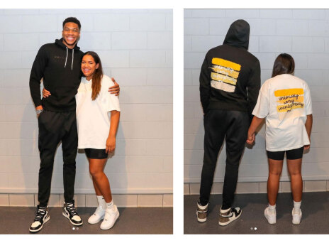 Ο Γιάννης Αντετοκούνμπο και η σύντροφός του Μαράια Ριντλσπρίγκερ