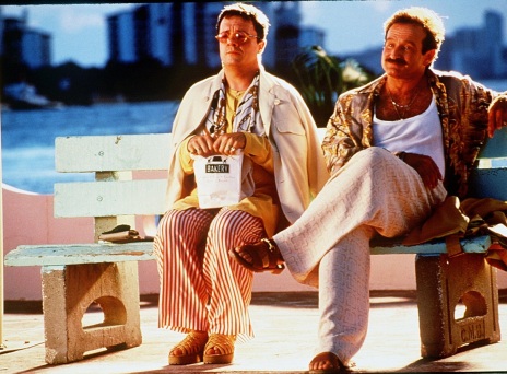 Ο Ρόμπιν Γουίλιαμς και ο Νέιθαν Λέιν στην ταινία «The birdcage»