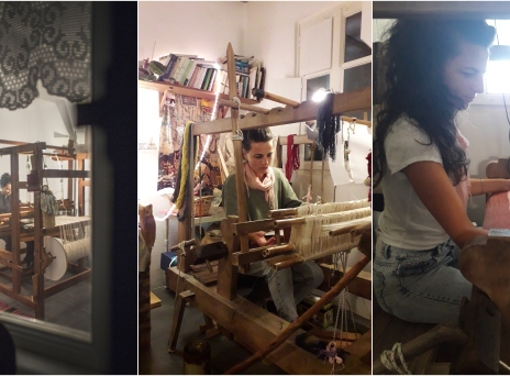 Η Πλουμίτσα στον αργαλειό