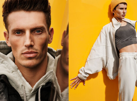 Άνδρας και γυναίκα μοντέλα στην καμπάνια του brand Dirty Laundry