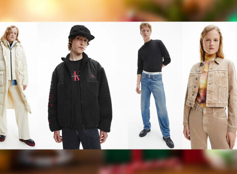 Άντρες και γυναίκες μοντέλα στην χειμερινή συλλογή Calcin Klein