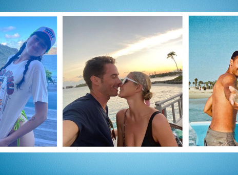 Έξι celebrities που γιόρτασαν την Πρωτοχρονιά δίπλα στη θάλασσα και στην άμμο και κάτω από καλοκαιρινές συνθήκες.