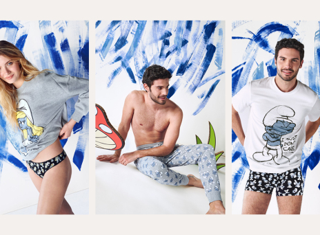 Η Tezenis αφιερώνει μία capsule collection στα Στρουμφάκια