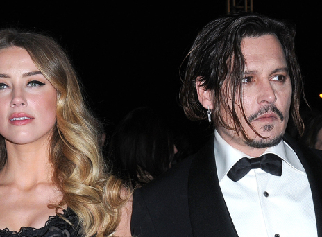 Τζόνι Ντεπ και Άμπερ Χερντ σε κοινή τους εμφάνιση.