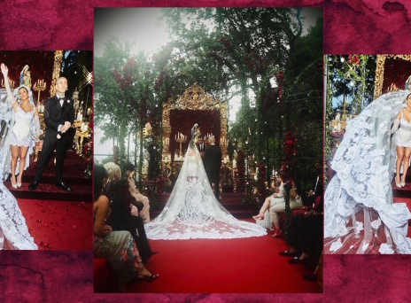 Κόρτνεϊ Καρντάσιαν και Τράβις Μπάρκερ: Παντρεύτηκαν για τρίτη φορά στο Πορτοφίνο. Το νυφικό και το γαμπριάτικο Dolce & Gabbana, οι καλεσμένοι, η φιλοξενία. 