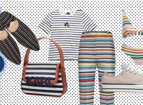 Ρούχα, αντικείμενα, αξεσουάρ με ρίγες