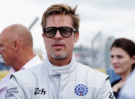 Φωτογραφία του Brad Pitt από τον διάσημο αγώνα Le Mans 24.