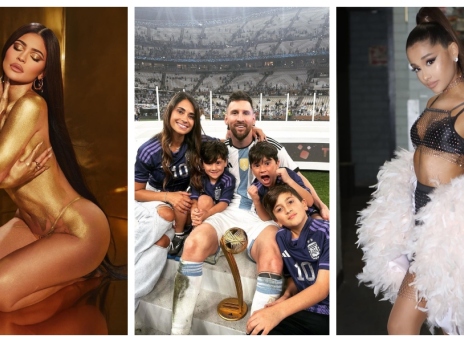 Kylie Jenner, Lionel Messi, Ariana Grande