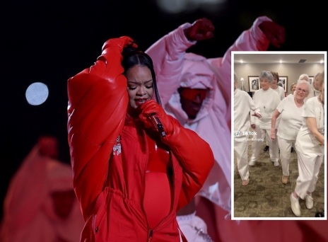 H Rihanna και ο Jay-Z έστειλαν λουλούδια σε ηλικιωμένες που έκαναν αναπαράσταση του σόου στο Super Bowl - Η μίμηση του «Rude Boy» έγινε viral στο TikTok.