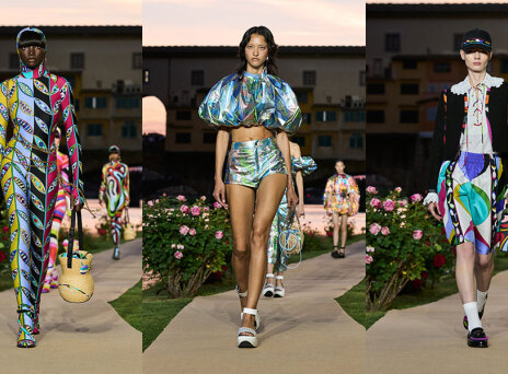 Μοντέλα στην πασαρέλα Pucci