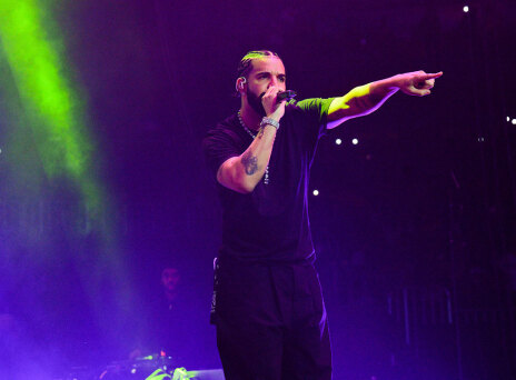 Ο ράπερ Drake σε συναυλία του