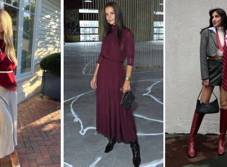 Cherry red: Η must απόχρωση για το φθινόπωρο