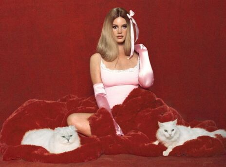 Λάνα Ντελ Ρέι: Νέα καμπάνια για τη SKIMS με θέμα τον Άγιο Βαλεντίνο - Η διάσημη τραγουδίστρια σε ένα ρομαντικό φωτογραφικό σετ. 