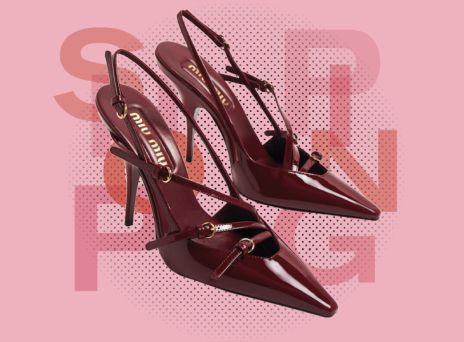 miu miu τακούνια μπορντό