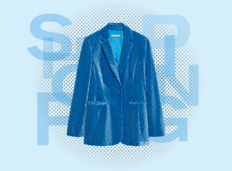 μπλε σακάκι