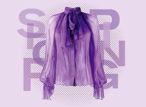 ρούχα και αξεσουάρ σε μωβ χρώμα