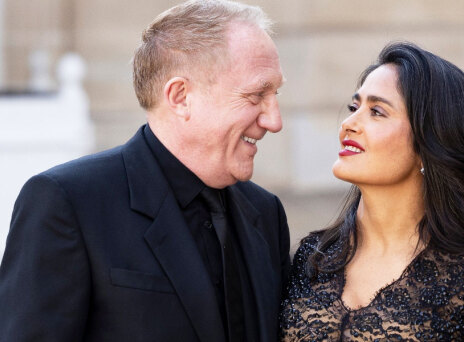 Η Σάλμα Χάγιεκ και ο Ανρί Πινό 