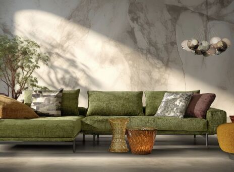 Homad: Σύστημα καναπέ Nobilis με διακοσμητικά μαξιλάρια πλάτης