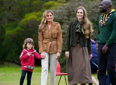 Κέιτ Μίντλετον και Μελάνια Τραμπ στην πρώτη τους συνάντηση σε εξαιρετικό κλίμα