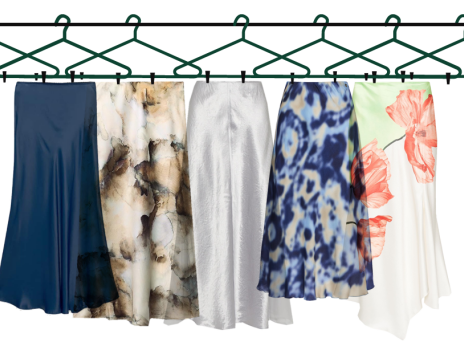 Midi σατέν φούστες: Τα σχέδια που ξεχωρίσαμε στην αγορά