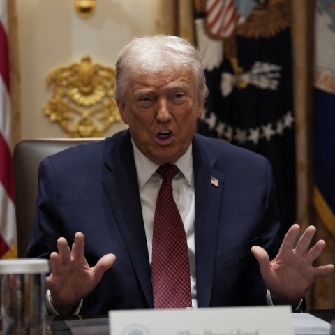 Ο πρόεδρος των ΗΠΑ, Ντόναλντ Τραμπ 