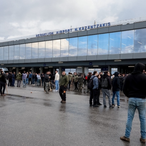 Άνοιξε ξανά το αεροδρόμιο του Ηρακλείου