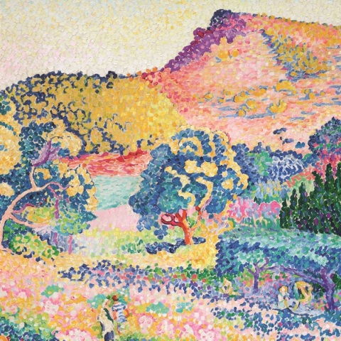 Henri-Edmond Cross (1854-1926),  Τοπίο με το Καπ Νεγκρ, Ιούνιος-Νοέμβριος 1906